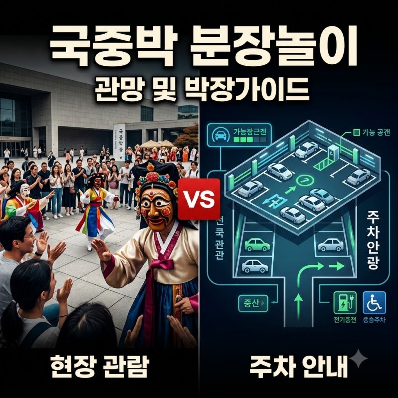 국중박 분장놀이 결선 신청 방법은? 주차부터 관람 꿀팁까지 완벽 정리