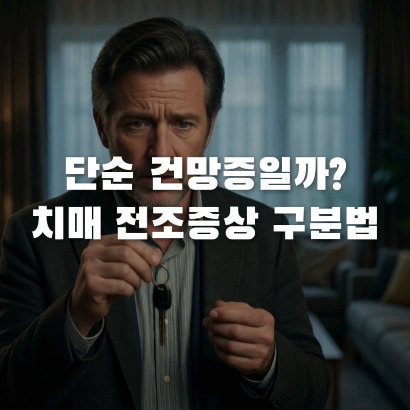 방금 뭐 하려 했더라? 40대 건망증과 치매 전조증상 구분법