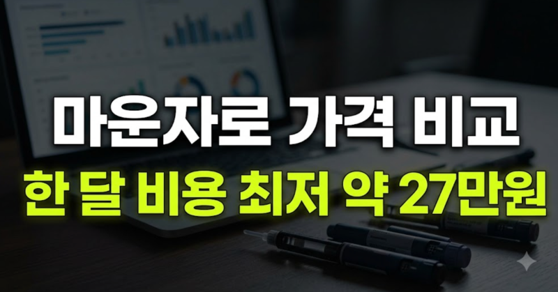 마운자로 가격 비교(+임신, 부작용, 효과, 처방 실비 가능 후기 총정리)