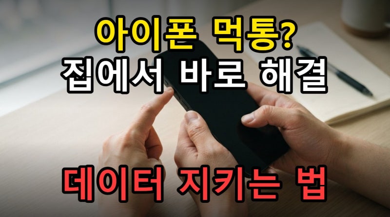 아이폰17 먹통 무한재부팅 해결 강제재시동 복구 DFU 공장초기화 순서 완벽 정리