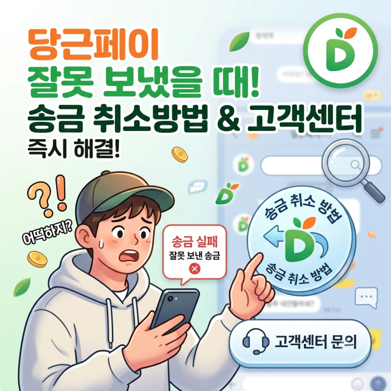 당근페이 잘못 송금했을 때 취소 방법 및 고객센터 접수 요령 (+전화번호)
