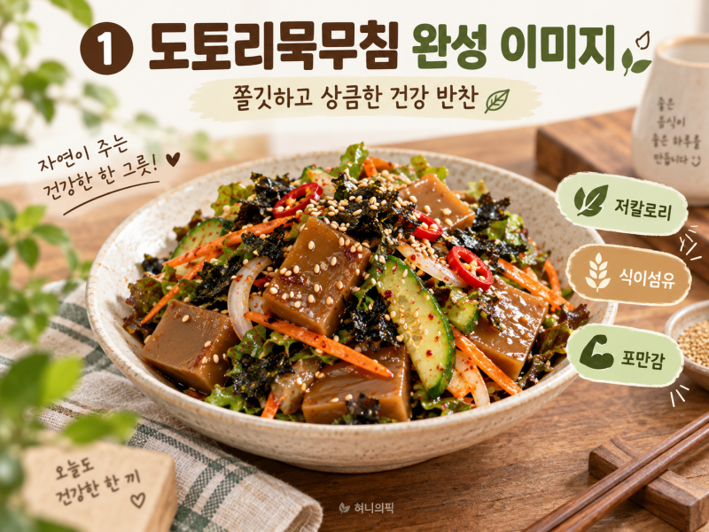 도토리묵 효능, 이래서 좋아요