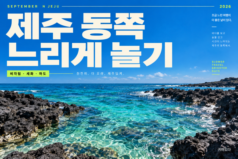 9월 제주 동쪽 가볼 만한 곳, 비자림에서 세화 그리고 하도까지~~