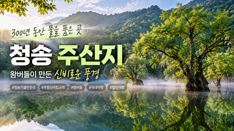 청송 주산지 가볼만한곳｜300년 넘은 저수지와 왕버들, 주차·산책코스·2026 교통통제 총정리