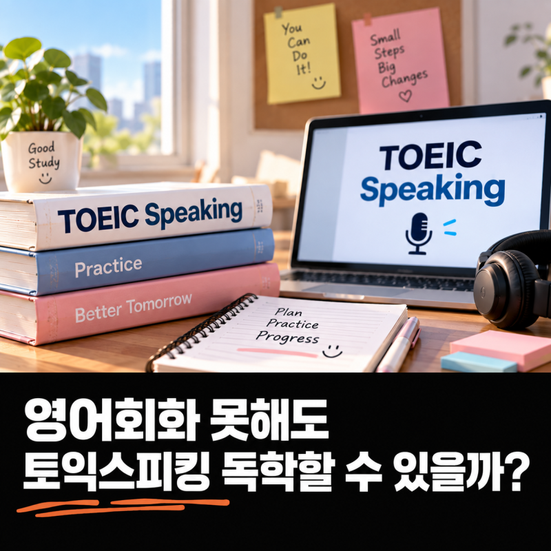 영어회화 못해도 토익스피킹 독학할 수 있을까?