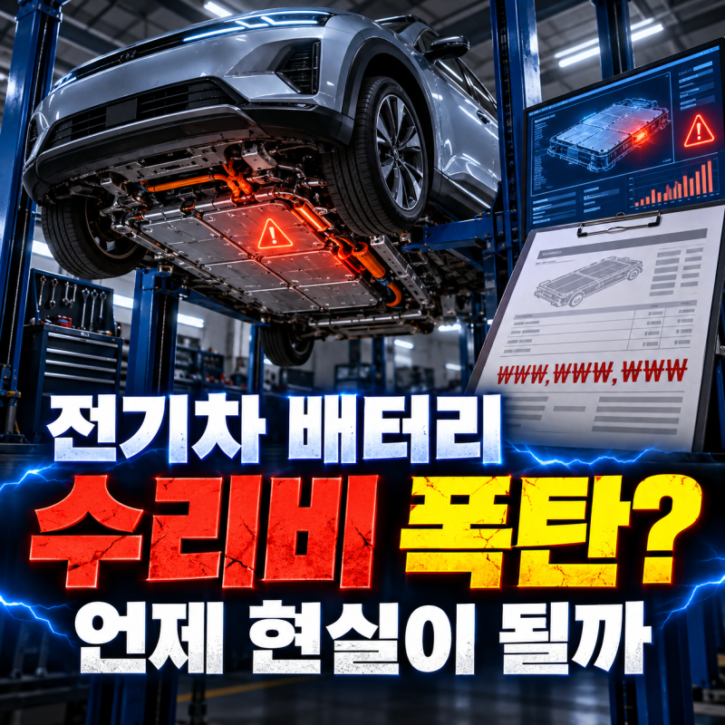 전기차 배터리 수리비 폭탄, 왜 이런말이 나올까?