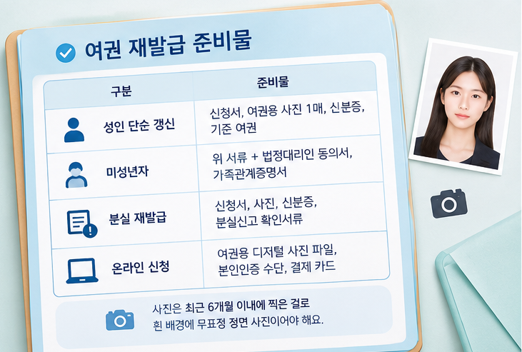 여권 재발급 소요시간 준비물 바쁠 때 온라인 신청법