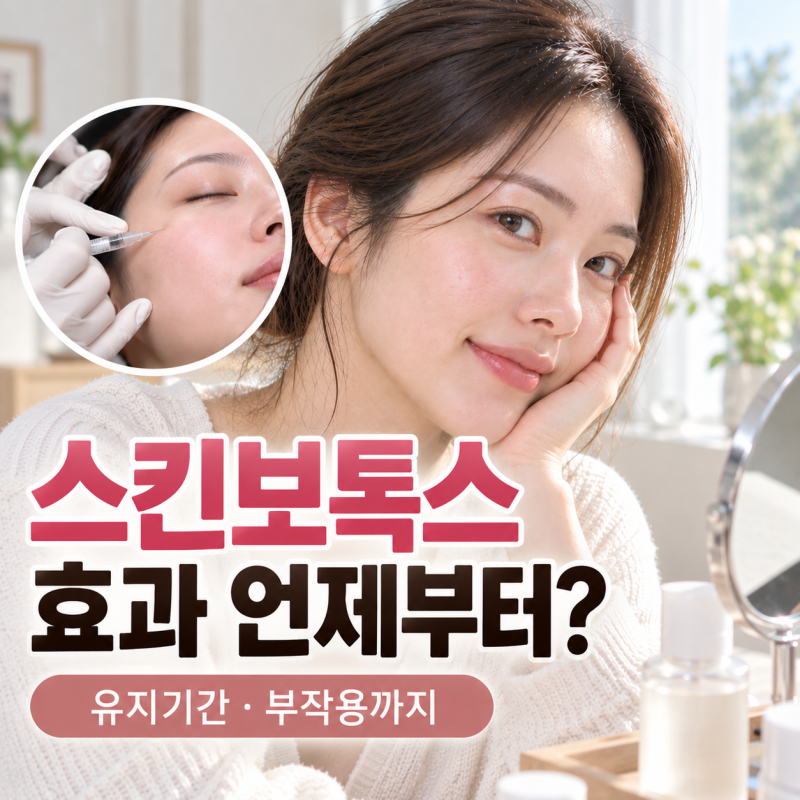 스킨보톡스 효과 언제부터? 유지기간·부작용까지 한 번에 정리