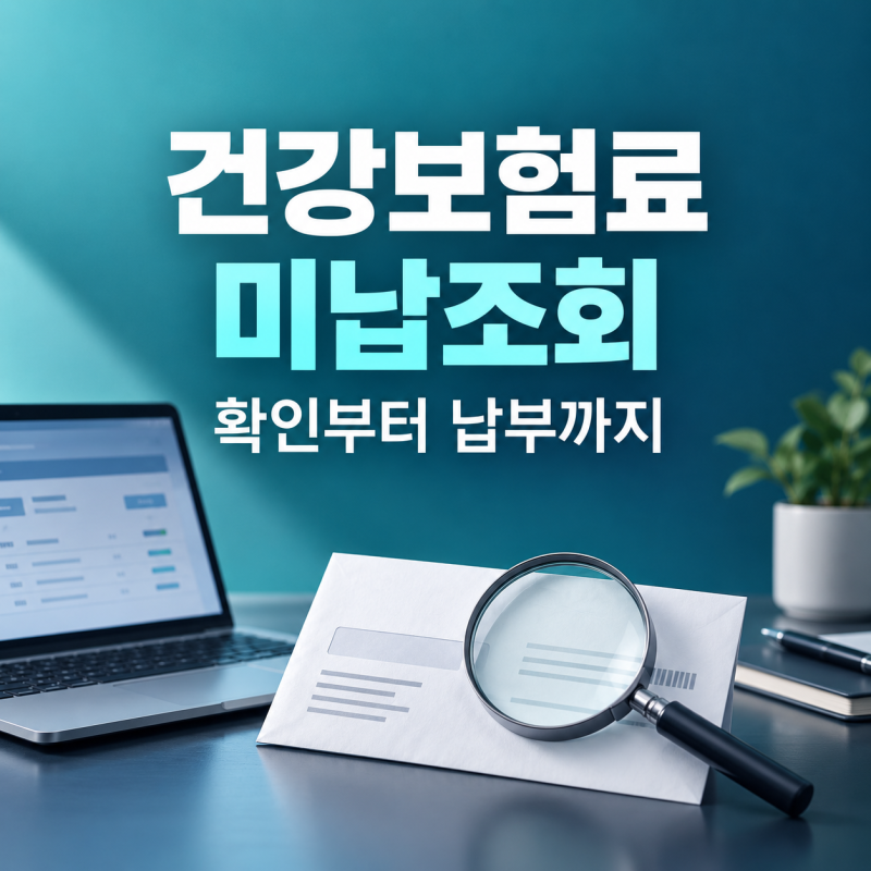 건강보험료 미납조회 방법｜체납금 확인부터 납부까지 한 번에