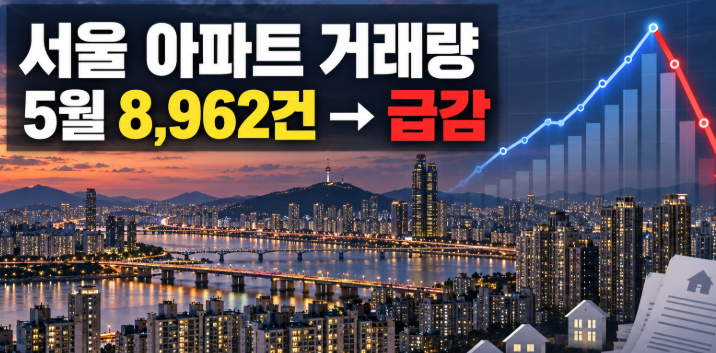 <b>서울시</b> 아파트 <b>거래</b>량 수치 총정리
