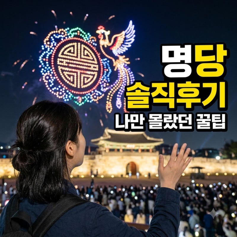 화성행궁 드론쇼 명당인 줄 알았는데 아니더라고요