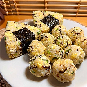 시오콘부 계란주먹밥 삼각김밥 만들기 시오콘부요리