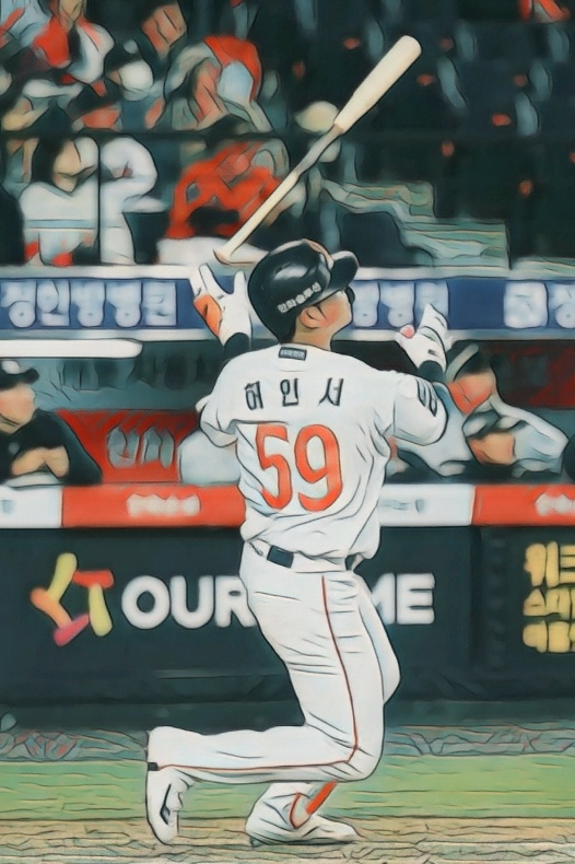 허인서 19호 홈런, 20홈런까지 단 하나｜신인왕+골든글러브 36년 만에 가능할까?