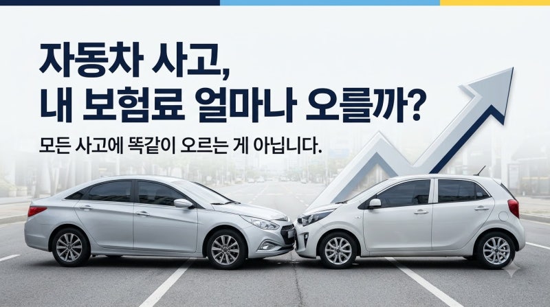 자동차보험 사고 나면 보험료 얼마나 오를까?