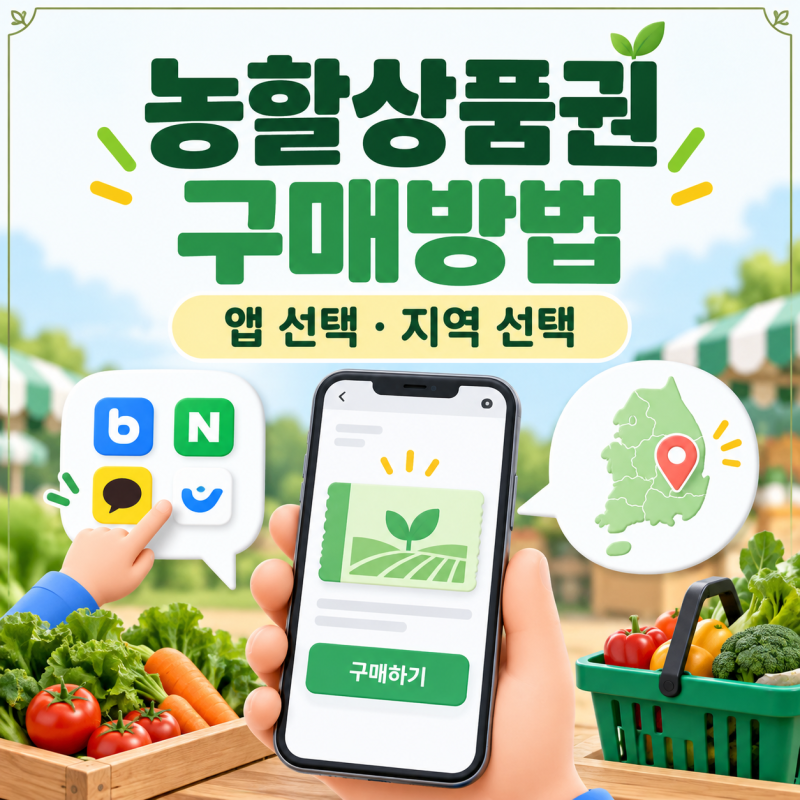 농할상품권 구매방법｜비플페이 말고도 가능? 지역 선택부터 결제까지