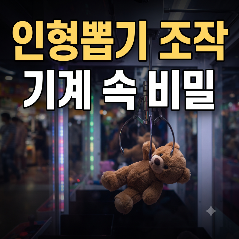 돈 먹는 인형뽑기의 진실, 기계 속 숨겨진 세팅 값의 비밀