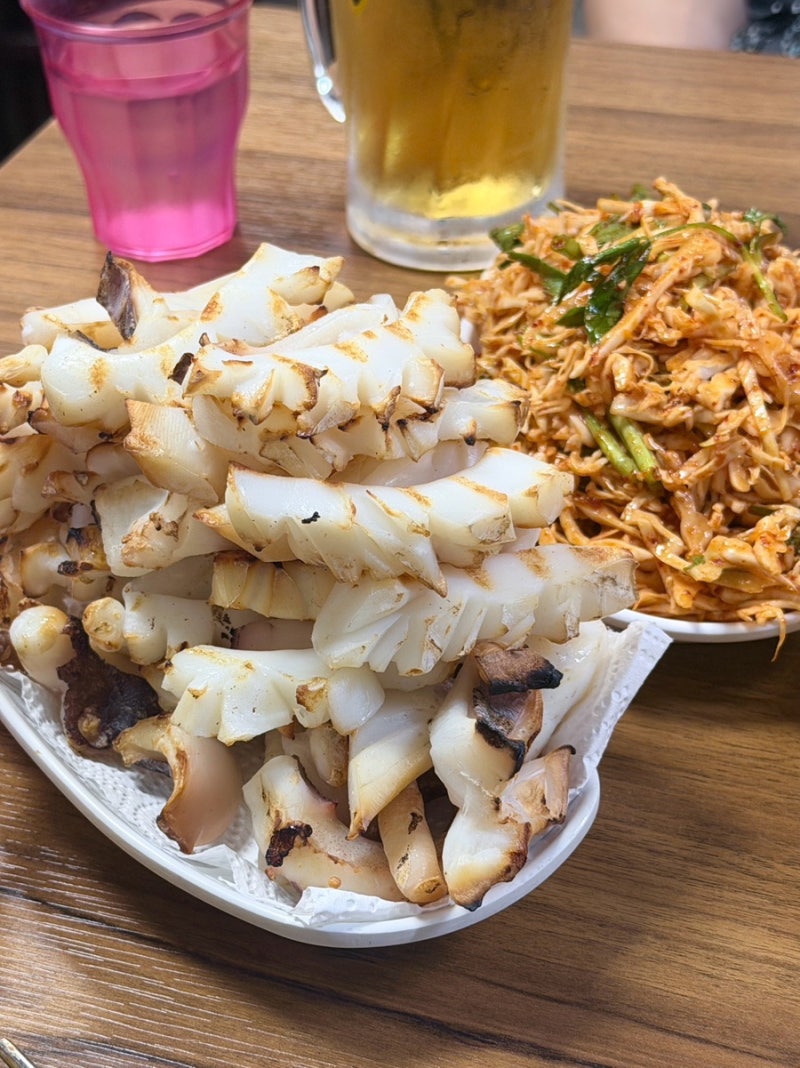 서울 시장 데이트 | 옥경이네 건생선 갑오징어 먹고 경동시장 스타벅스까지 (+웨이팅·온누리....