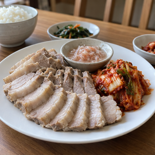 잡내 없이 촉촉해요 | 앞다리살 수육 삶는법 핏물 빼기 된장 1큰술 레시피