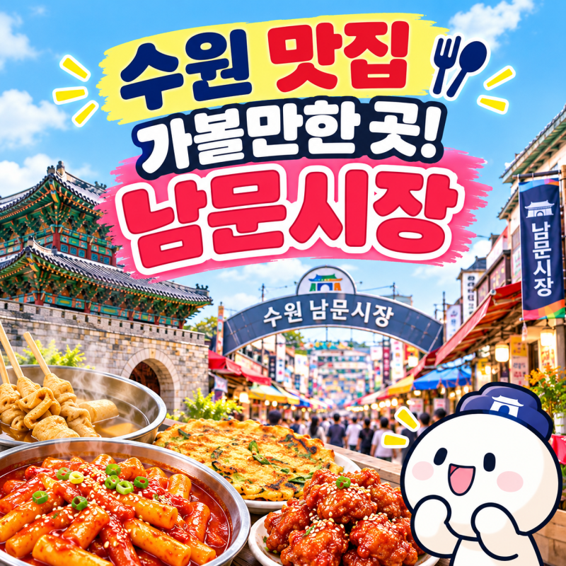 수원 맛집 가볼만한 곳 , 남문시장