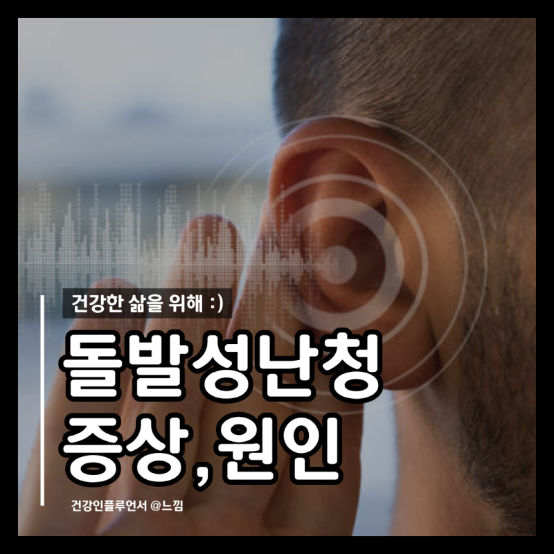 돌발성난청 증상 골든타임 원인 재발 완치