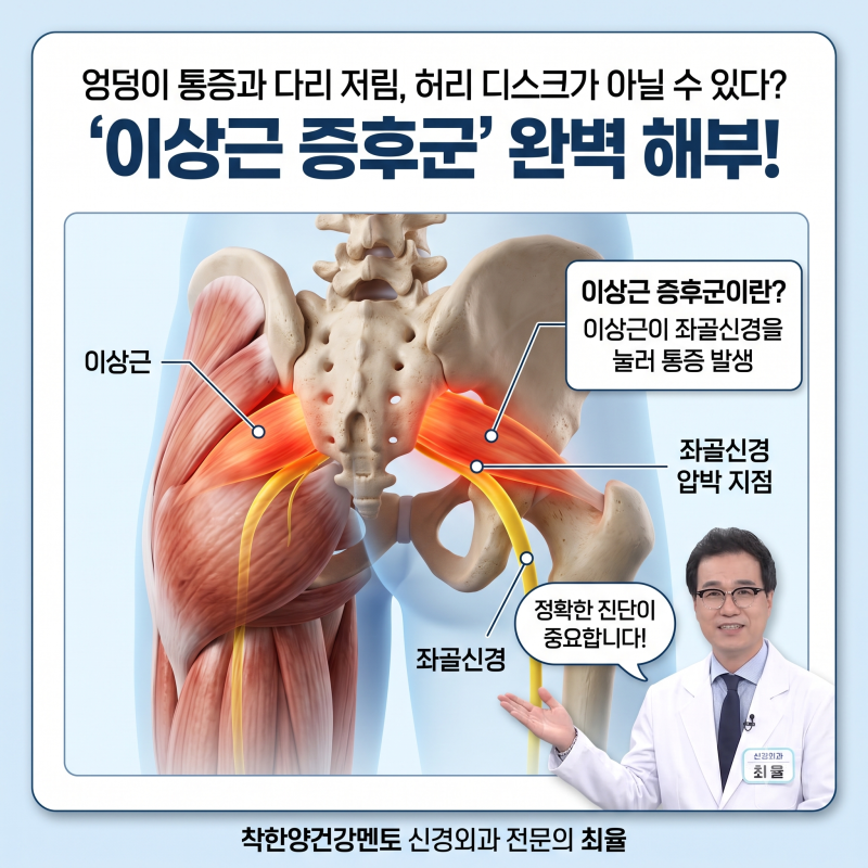 엉덩이 통증과 다리 저림, 허리 디스크가 아닐 수 있다? '이상근 증후군' 완벽 해부!
