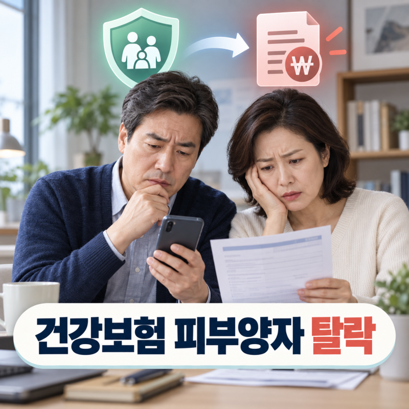 건강보험료 피부양자 자격기준과 탈락 조건, 연금·재산 있으면 어떻게 될까?