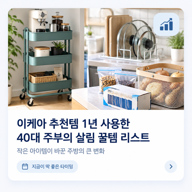가격 내린 이케아에서 꼭 담아야 할 주방 수납템 4가지