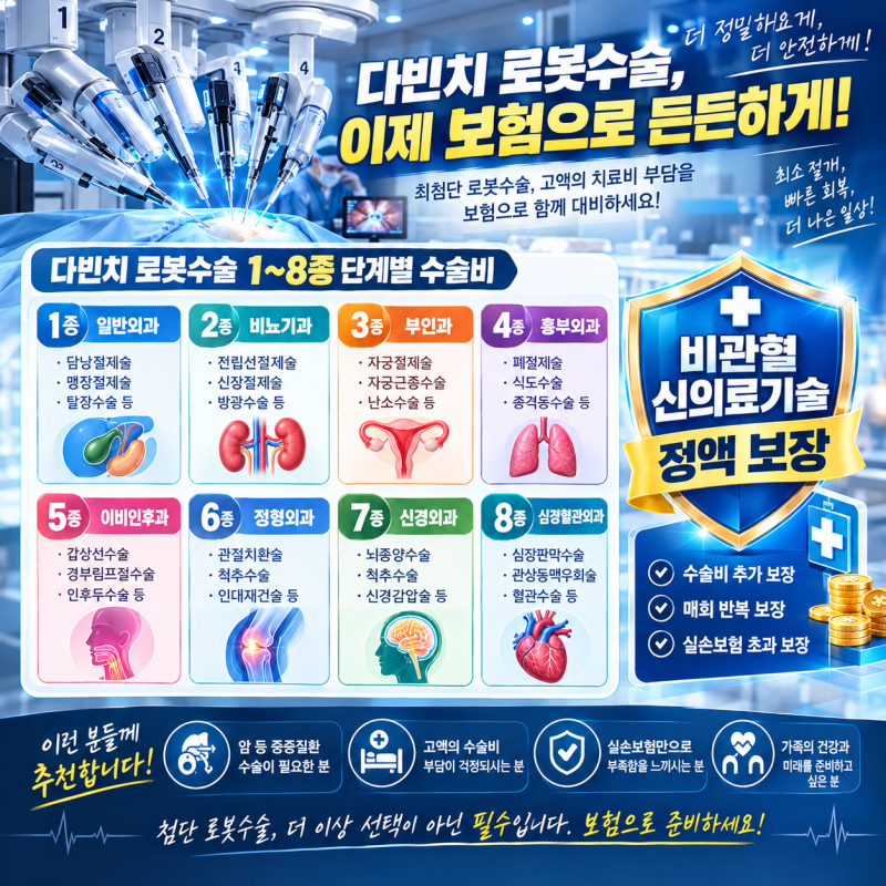 1-5종과 무엇이 다를까? 1-8종 수술비 분류 기준과 신의료기술 약관 총정리