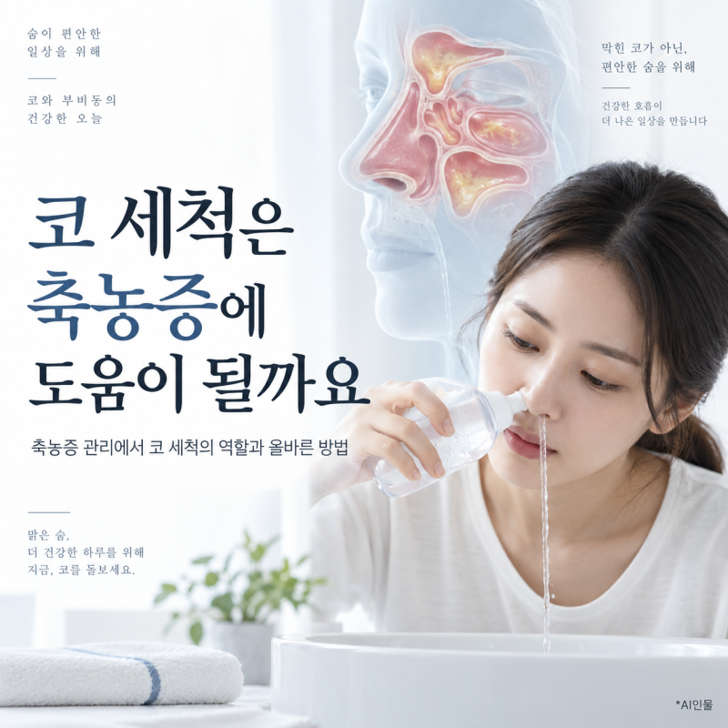 코 세척은 축농증에 도움이 될까요