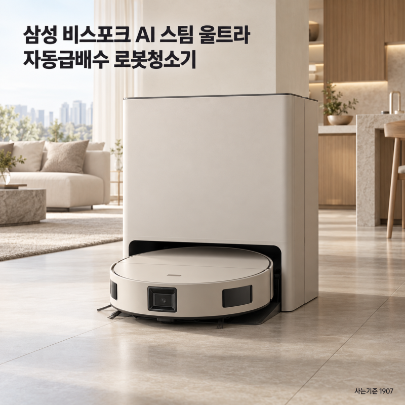 모든적립 포함 체감가 170만원대 삼성 2026 신제품 비스포크 AI 스팀 울트라 직배수 자동급배수....
