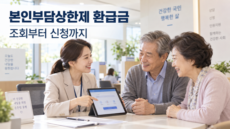 2026 본인부담상한제 환급금 조회·신청방법｜소득분위별 상한액 총정리
