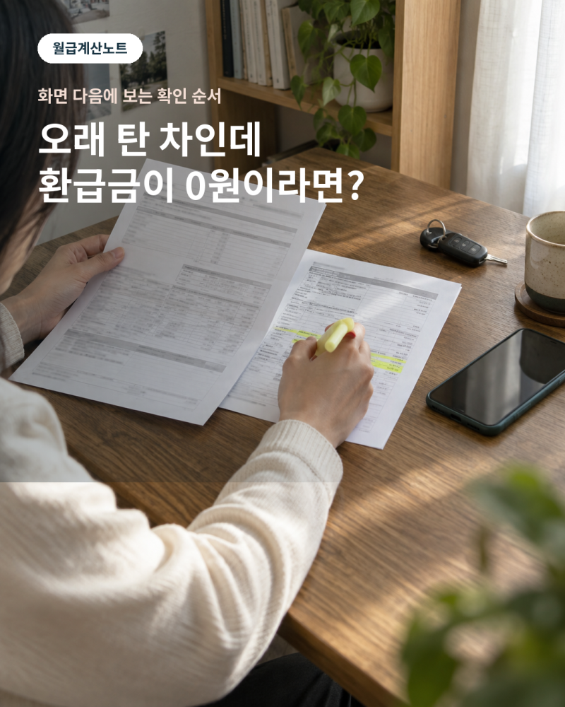 자동차 환급금 조회했는데 0원? 채권매입 여부부터 확인