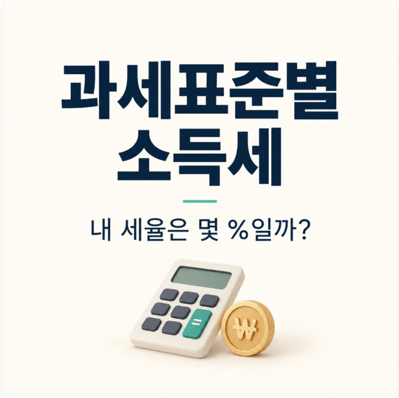 연봉 6,000만 원이면 세금이 24%? 과세표준별 소득세 쉽게 정리