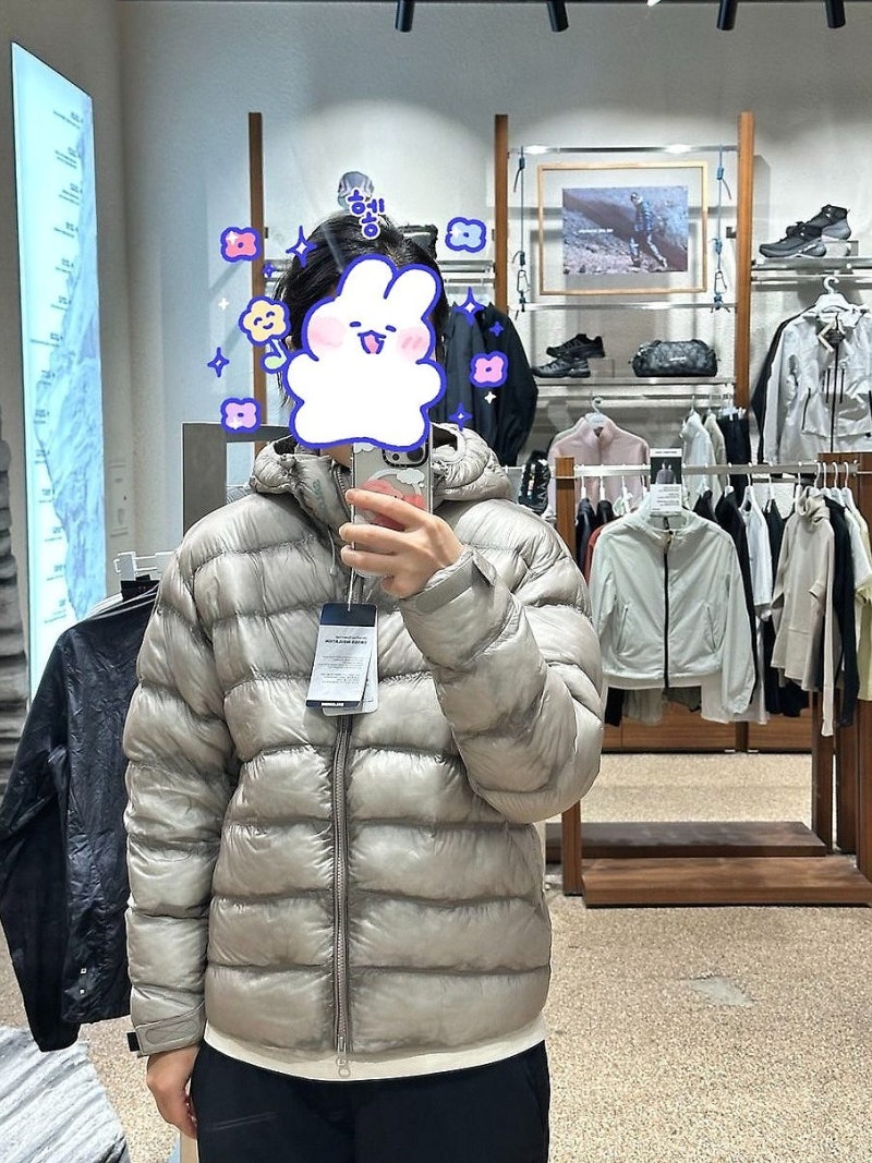 살로몬 경량패딩 9월 4일 출시! 168cm 55~66 사이즈 XS 착용 후기