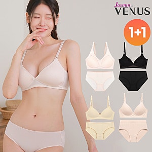 비너스 쿨 메쉬 노와이어 심리스 브라팬티 세트 편한 여성속옷 후기