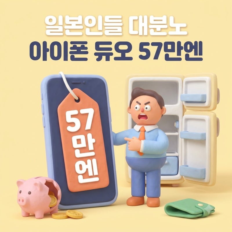 "냉장고보다 비싸다..." 500만 원 아이폰 듀오에 뿔난 일본인들