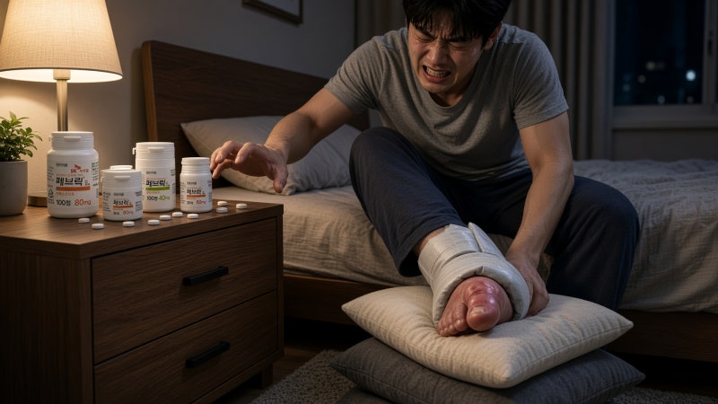 페브릭정, 통풍 발작 중에 먹으면 안 되는 이유
