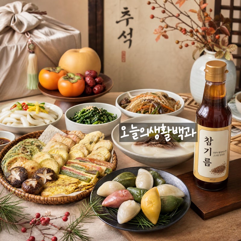 참기름 보관방법, 냉장고에 넣어야 할까? 추석 전에 사면 이렇게 보관하세요