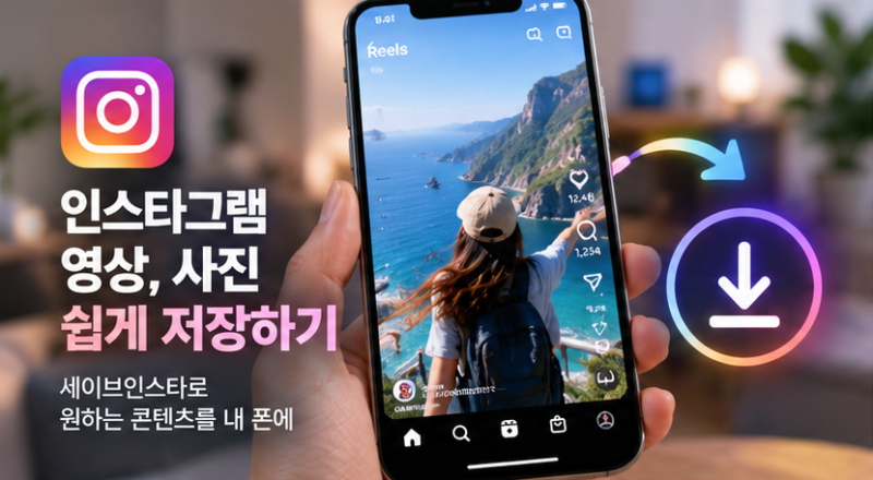 세이브인스타 사용법｜인스타 릴스·스토리 간단하게 저장하는 방법