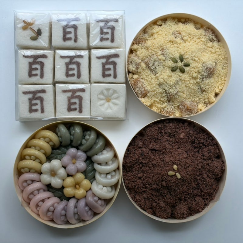 순천 유담 백일떡 4종 세트