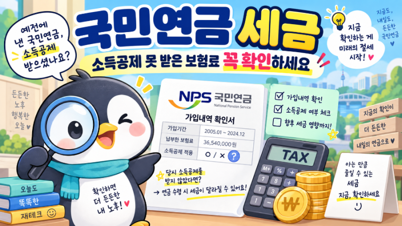 평생받는 국민연금, 받을 때 세금이 붙는이유