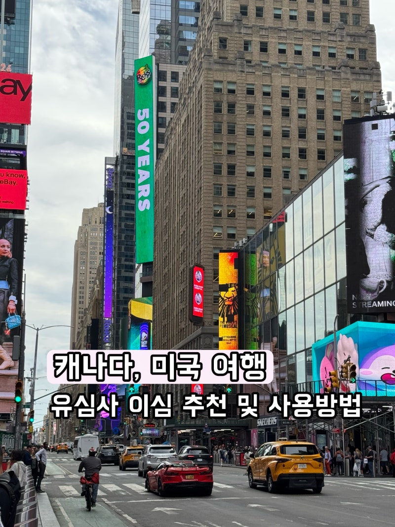 미국 캐나다 이심 추천 유심사 QR코드 없이 2분 설치법