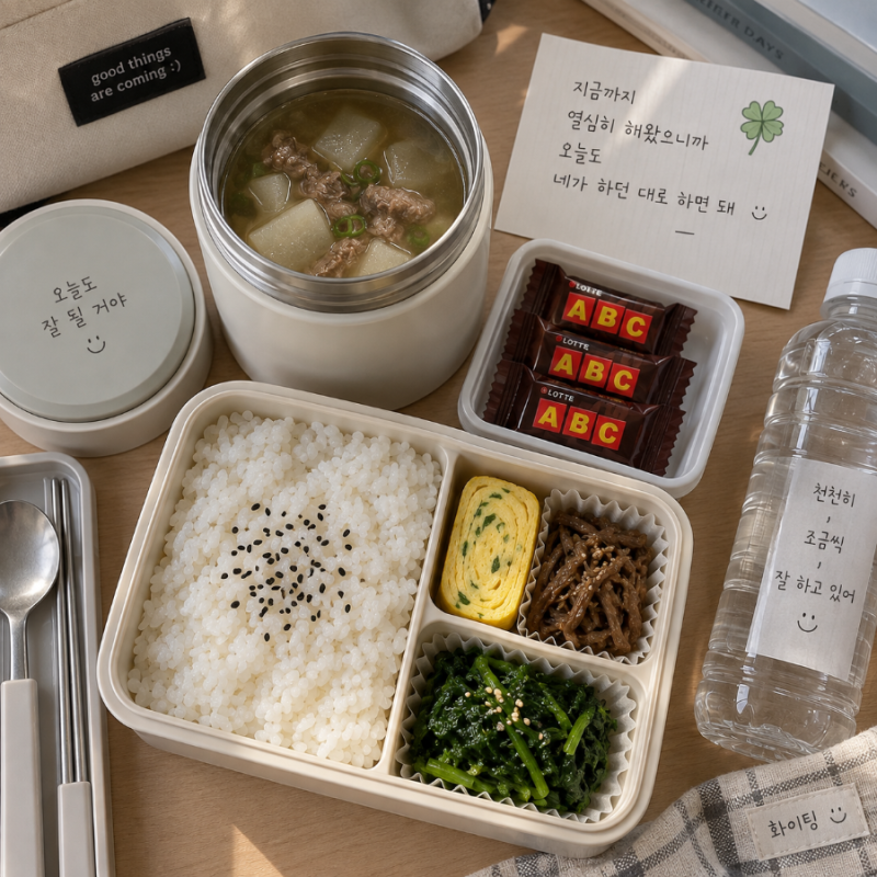 작년에 수능 본 07이 알려주는 수능 도시락｜메뉴·간식부터 수능 당일 꿀팁까지