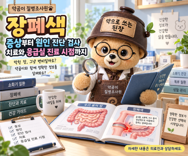 장폐색 증상부터 원인 진단 검사 치료와 응급실 진료 시점까지
