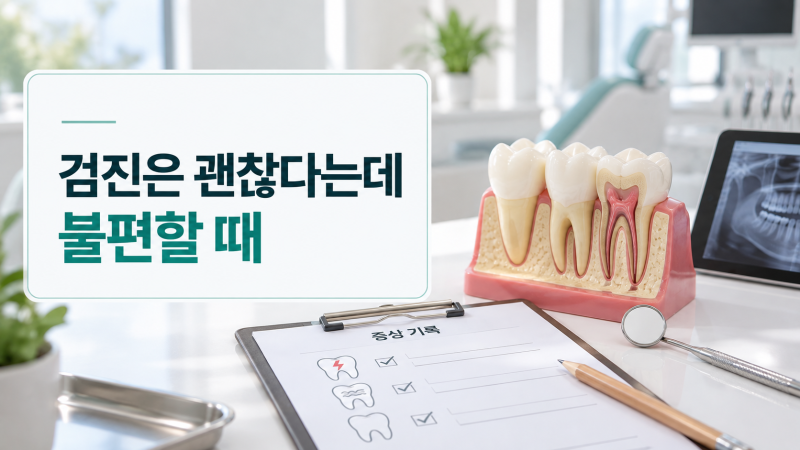 춘천 우두동 치과 검진에서 이상이 없다고 들었는데도 불편할 때, 무엇을 기록할까? -춘천 김....