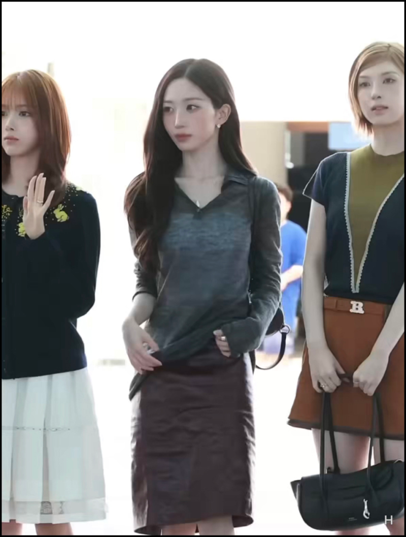 "얼굴 작아서 동료들이 기피"...엔믹스 배이 공항 패션 뜯어보니