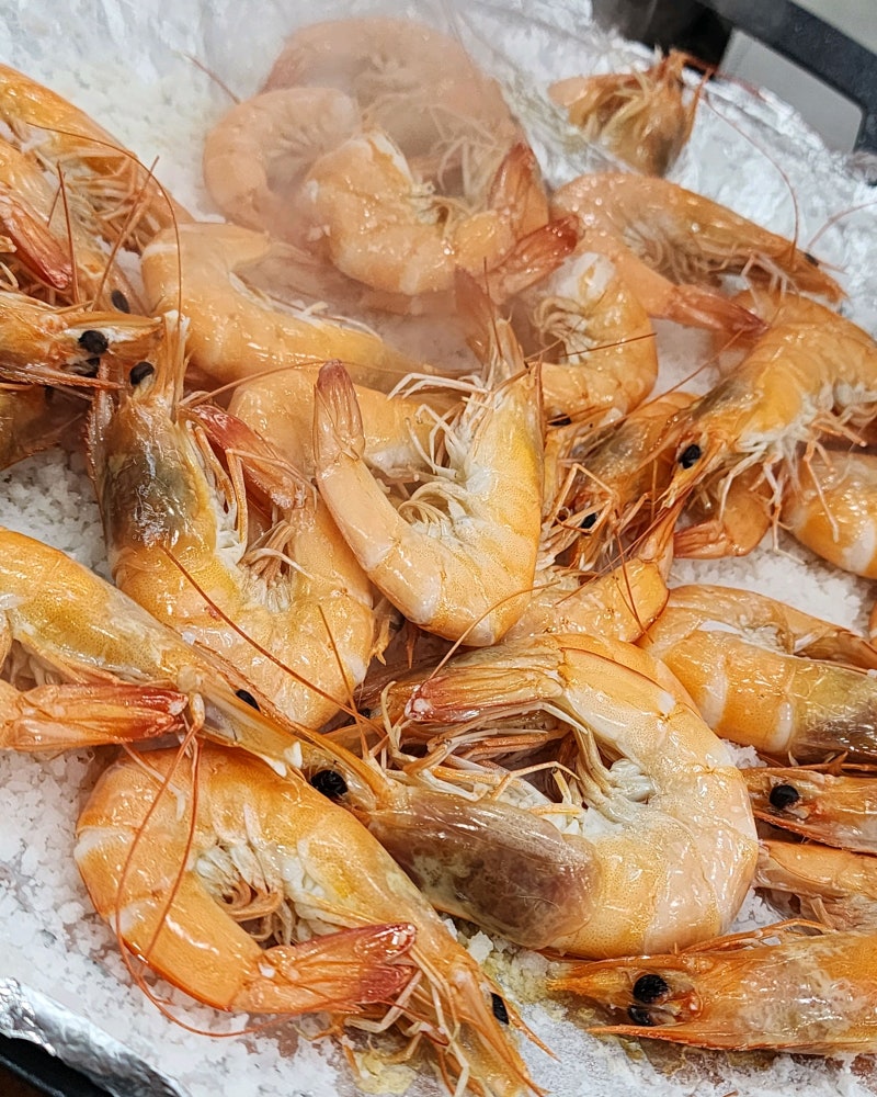 안산 선부동 회 맛집 초장집 선부점, 새우머리버터구이 하나로 끝났습니다