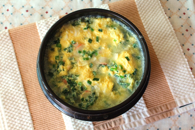 부추 계란찜 폭신한 뚝배기계란찜