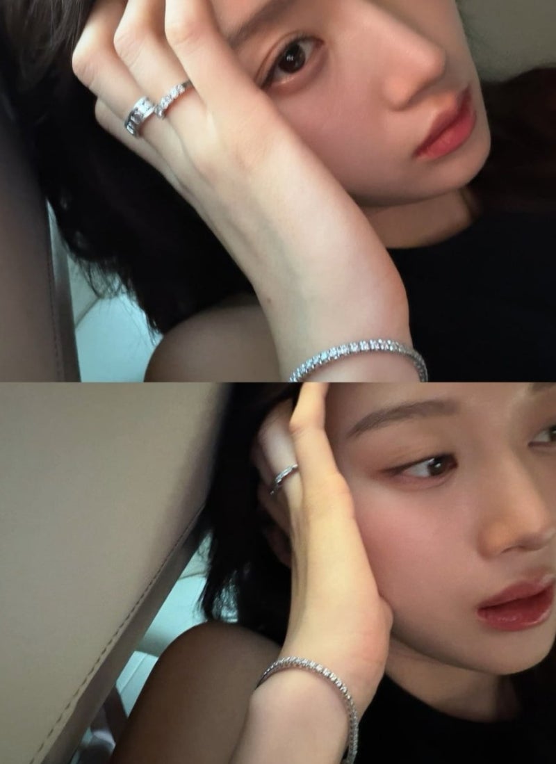 블랙 민소매 하나로 시선 정리 끝, 문가영 옷장엔 이게 전부였다