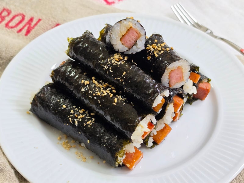 꼬마김밥 만들기 간단한 스팸김밥 레시피